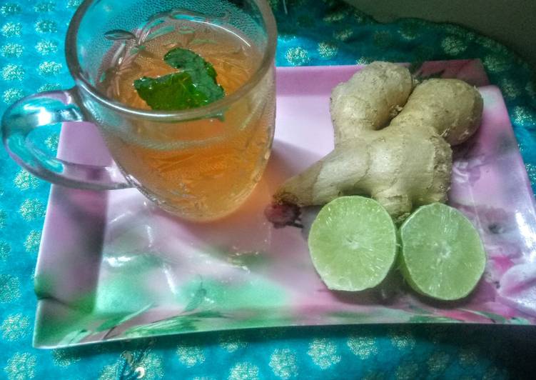 Recipe of Any-night-of-the-week Ginger Lemon Tea