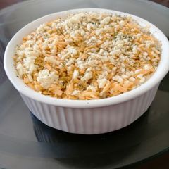 Baked beans casserole A picture of Baked beans casserole.