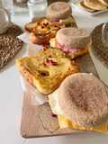 Eggs muffins bacon / brioche perdue pour le brunch