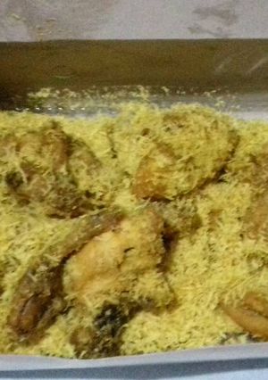 Foto resep Ayam goreng Serondeng Kelapa