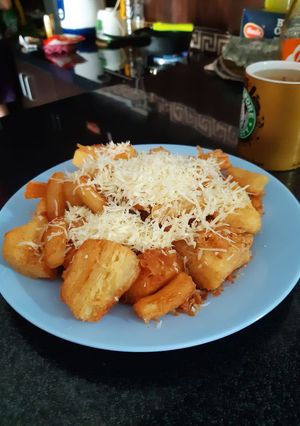 Foto resep Singkong keju