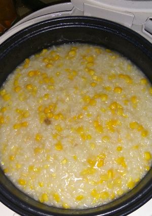 Foto resep Bubur Jagung Magic Com Simple