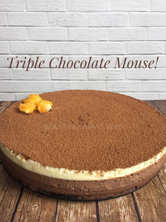 Foto resep Triple Chocolate Mouse! (unbake)