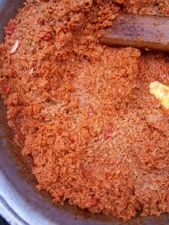 A picture of Party jollof rice.