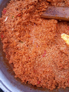 A picture of Party jollof rice.