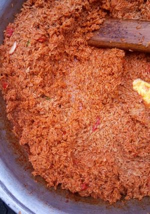A picture of Party jollof rice.