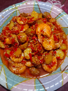 Foto resep Balado udang kentang