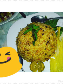 عکسی از دستور هویج پلو با مرغ ریش ریش😋