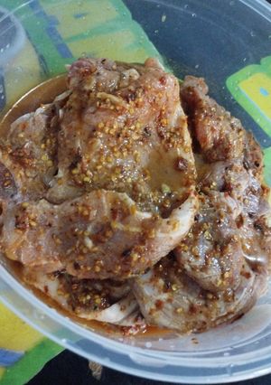 Una foto de Carne enchilada