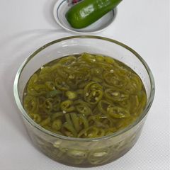 A picture of Spicy Winter Immunity Green Chili Preserve.