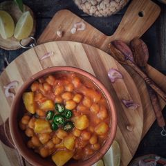 A picture of Family favourite Masala Chana.