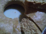 Torta con harina integral, avena y harina leudante