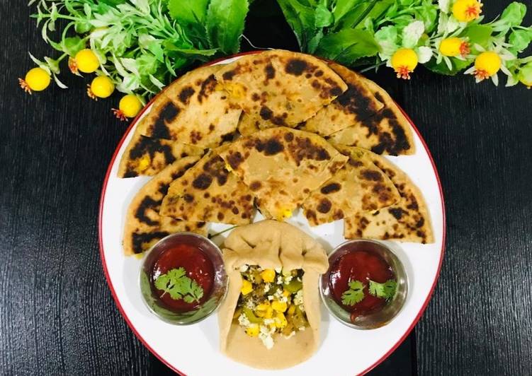 Step-by-Step Guide to Prepare Perfect Corn paneer mix veg paratha