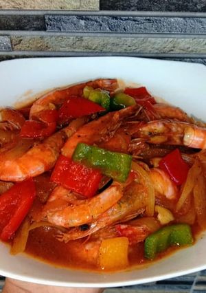 Foto resep Udang asam manis