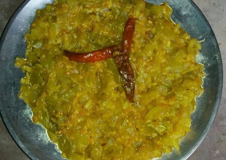Step-by-Step Guide to Make Super Quick Homemade Moong daal bottle gourd curry