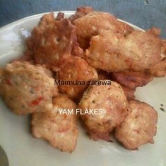 A picture of Yam fritters.