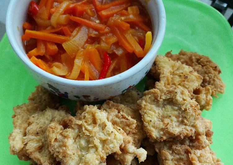 Telur crispy asam manis