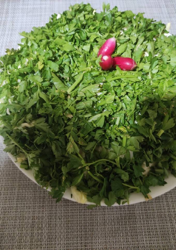 Салат "Курка в пір'ї"