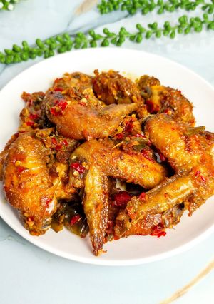 Foto resep Ayam goreng pedas/chili padi