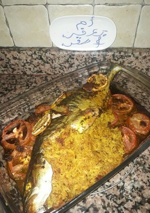 صورة لوصفة حوتة بالارز فلفران
