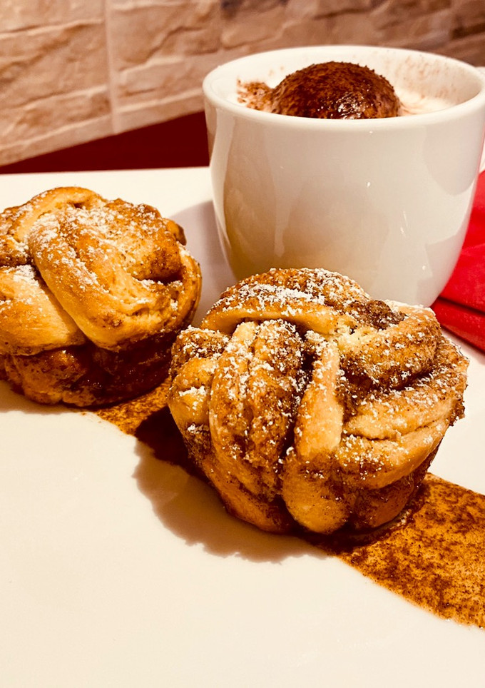 Fahéjas kontyok recept fotója