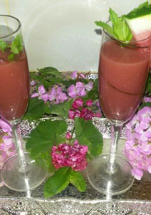 Une photo de Jus de pasteque et citron