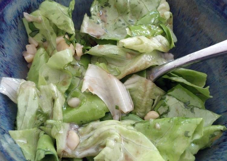 Simple Way to Prepare Super Quick Homemade Macadamia Butter Lettuce Salad