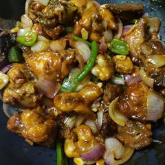 A picture of Dry chilli chicken.