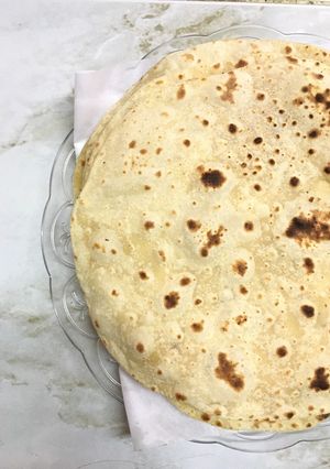صورة لوصفة خبز الشباتي
