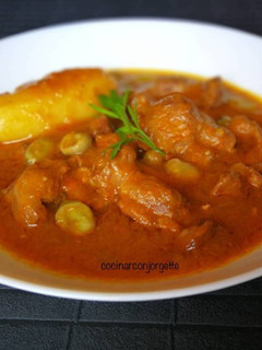 Una foto de Guiso de mollejas con patata al vino blanco