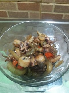 Foto resep Cumi asin sederhana