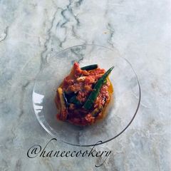 A picture of Eggplant Curry ❦.
