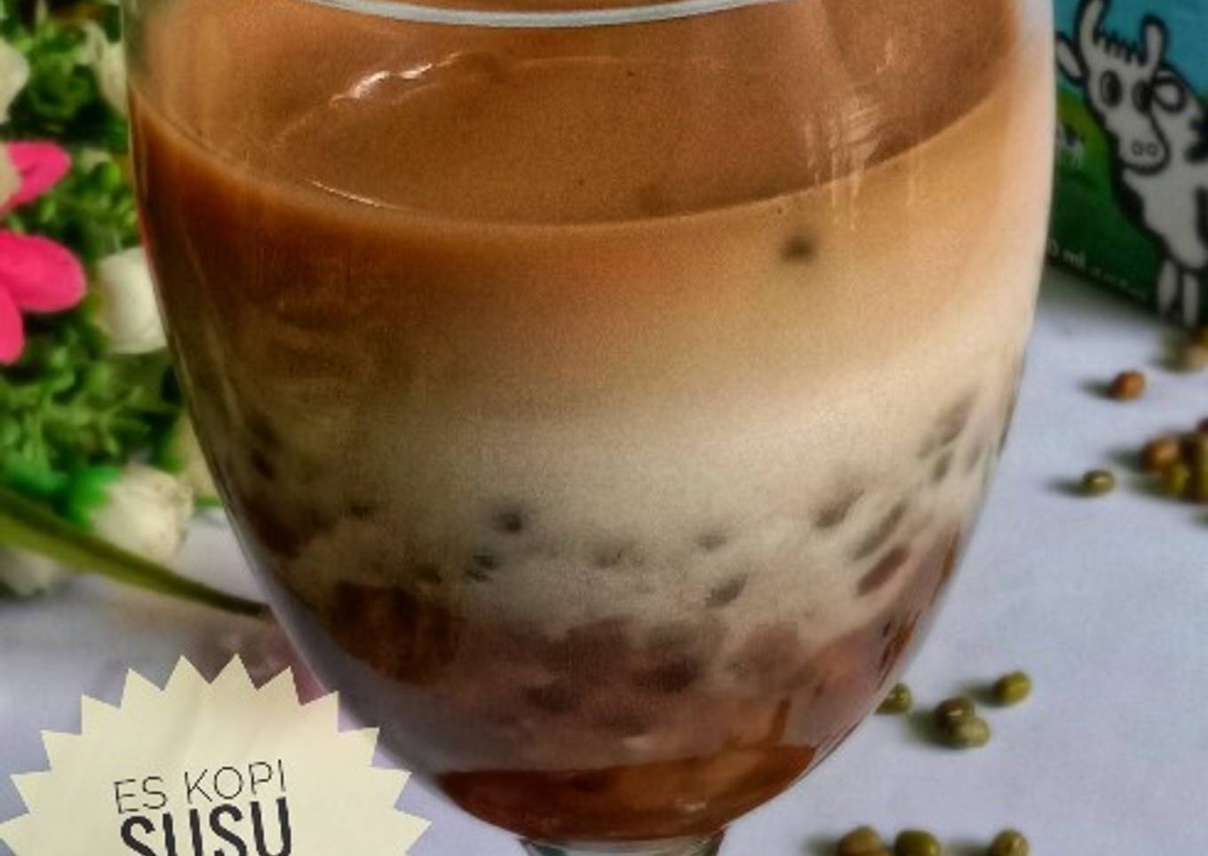 115. Es Kopi Susu Kacang Hijau