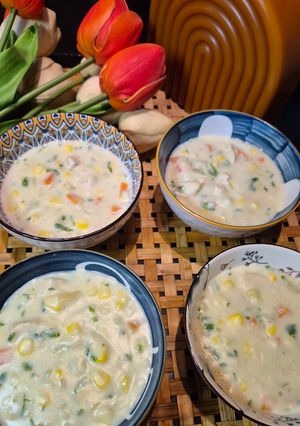 Foto resep Cream Soup Ayam Jagung