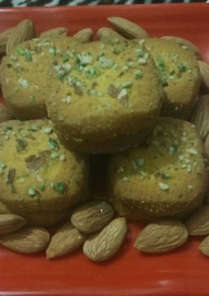 A picture of Jaggery dry fruits cookies.