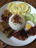 Nasi lemak basmati malaysia