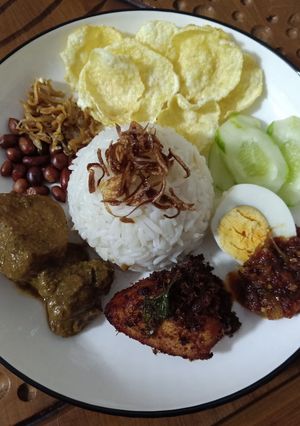 Foto resep Nasi lemak basmati malaysia