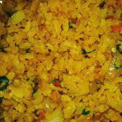 Veg poha A picture of Veg poha.