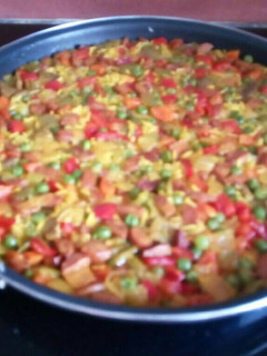 Una foto de Paella para peques