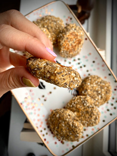 Una foto de Snacks veganos dulces