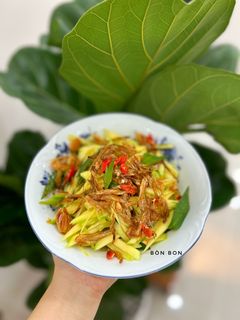 Hình của món Gỏi Xoài Cá Cơm.