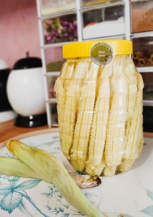 عکسی از دستور ترشی بیبی کورن(بلال کوچک)