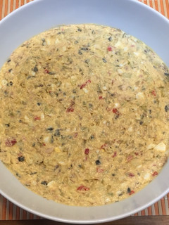Una foto de Ensaladilla Rusa con Caballa