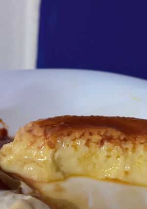 Una foto de Flan casero