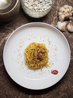 Foto resep Spaghetti Aglio Olio Tuna