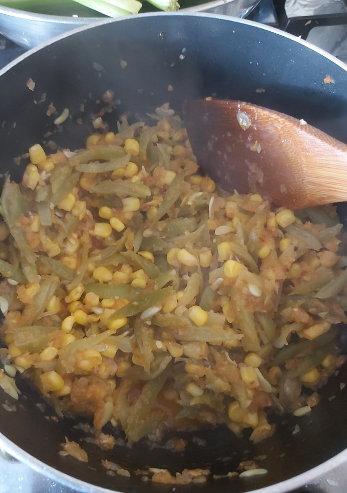 Una foto de Guiso de porotos verdes Lilian