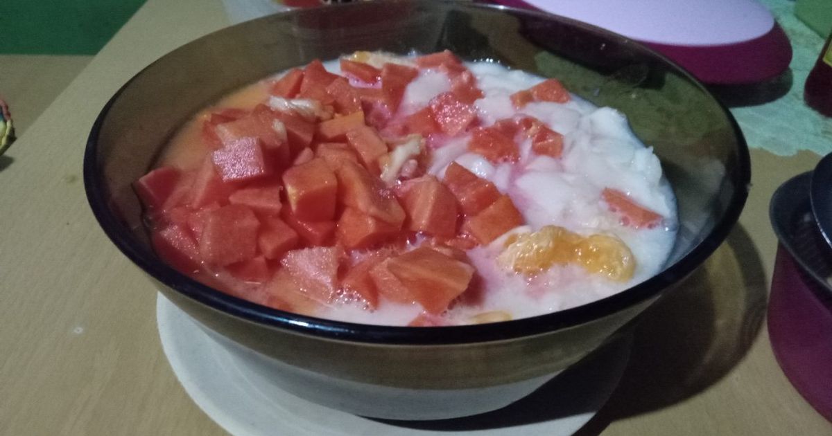Es buah campur pop Ice lychee