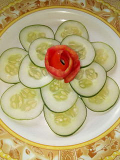 A picture of Cucumber and tomato styles.