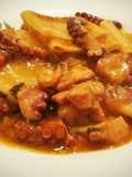 Paccheri con pulpo al pimentón picante
