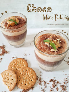 Foto resep Choco Marie Pudding